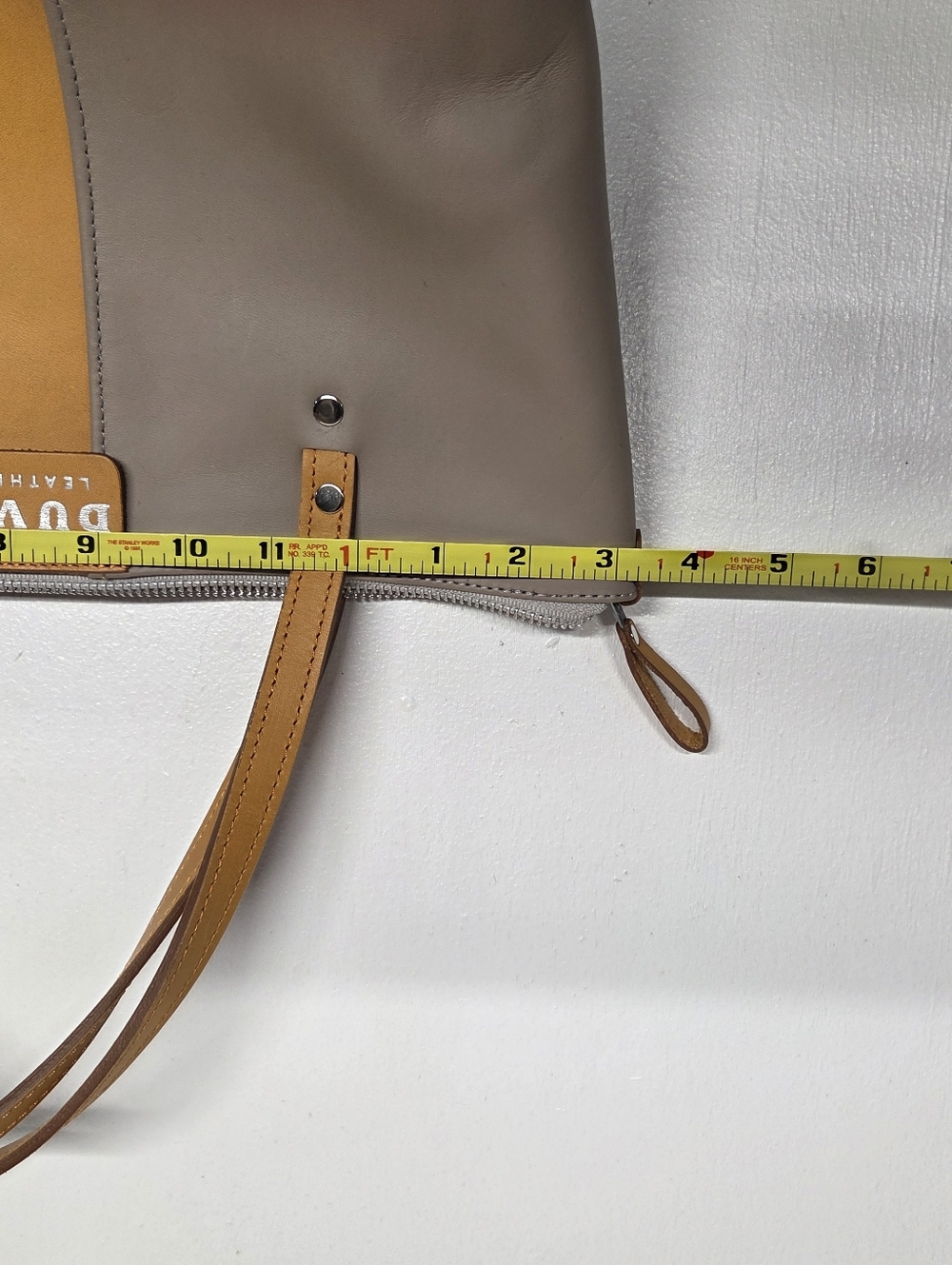Handmade Leather Handbag. Duvall Leather - Picture 7 of 9